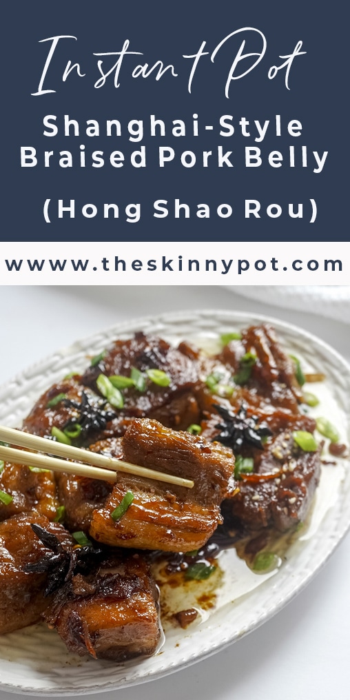 Hong Shao Rou, also known in English as Shanghai-style braised pork belly, is a popular Chinese dish. It is made by cooking pork belly in a mixture of soy sauce, ginger, star anise, wine, and crystal sugar. This dish can be easily prepared using an Instant Pot or a stovetop. In this post, I will guide you through making this delicious meal.