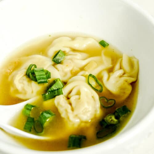 Instant Pot Wonton Soup Recipe with Frozen Wontons – The Skinny Pot