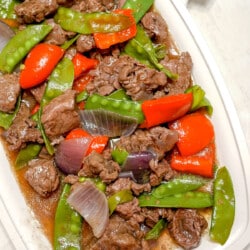 Beef and Snow Peas Sti fry