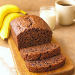 Moist Sourdough Chocolate Banana Bread