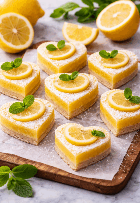 emon Heart Bars A Sweet and Tangy Dessert Everyone Loves