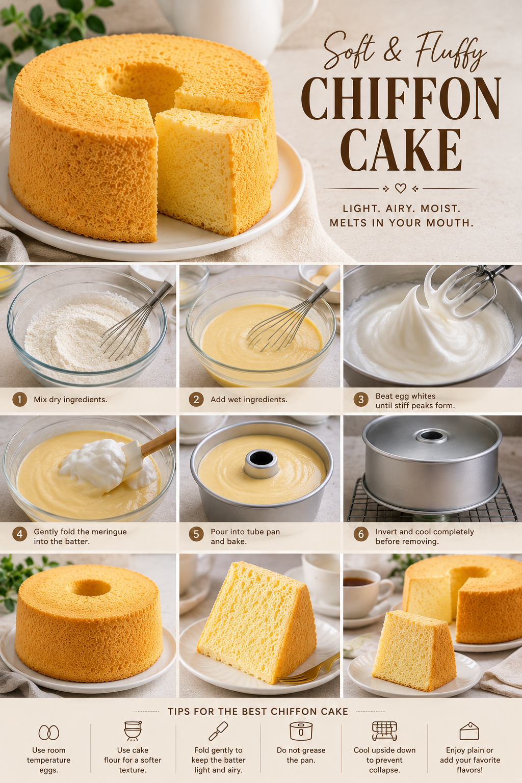 Chiffon Cake Recipe