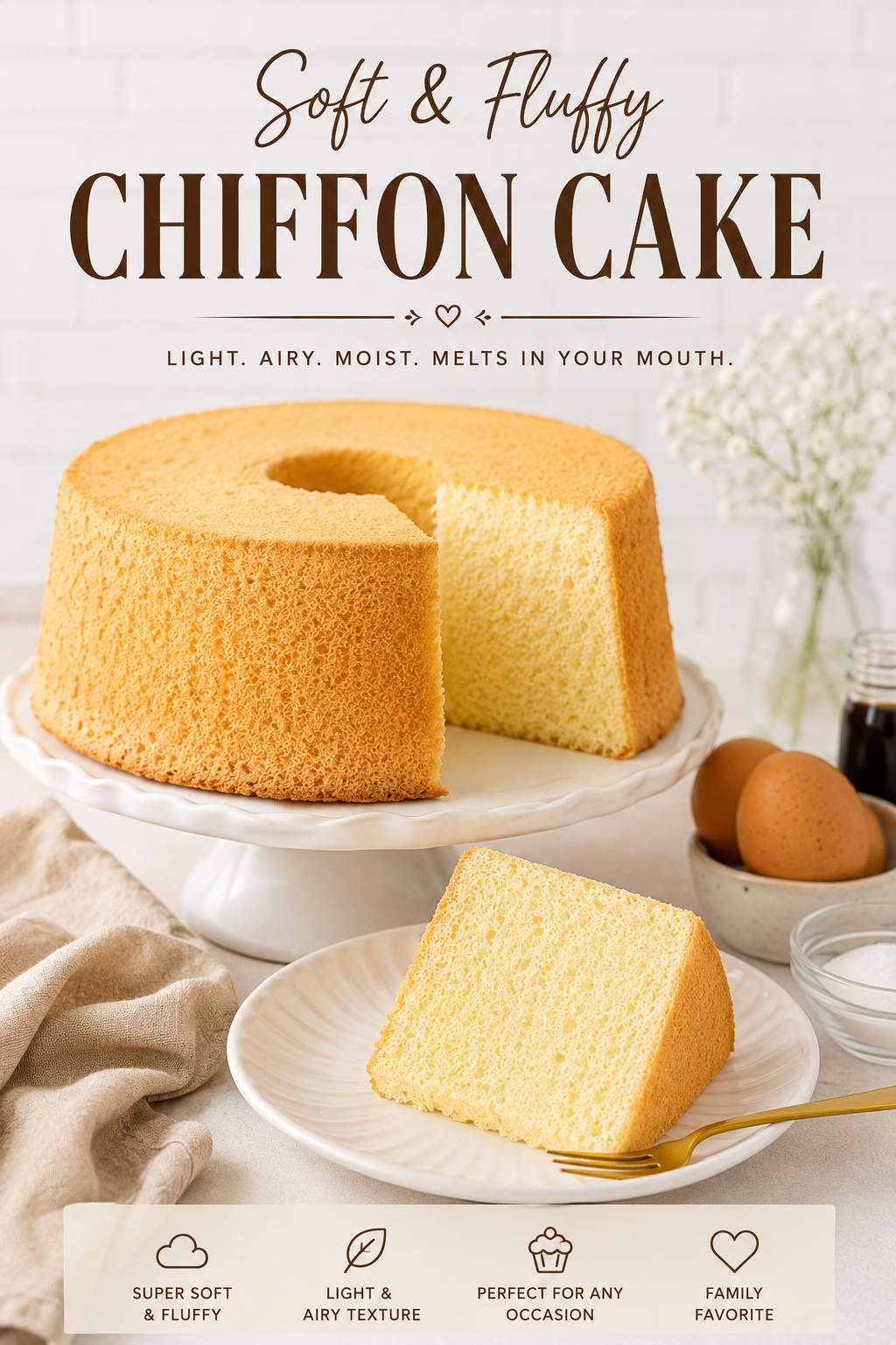 Recipe for Chiffon Cake